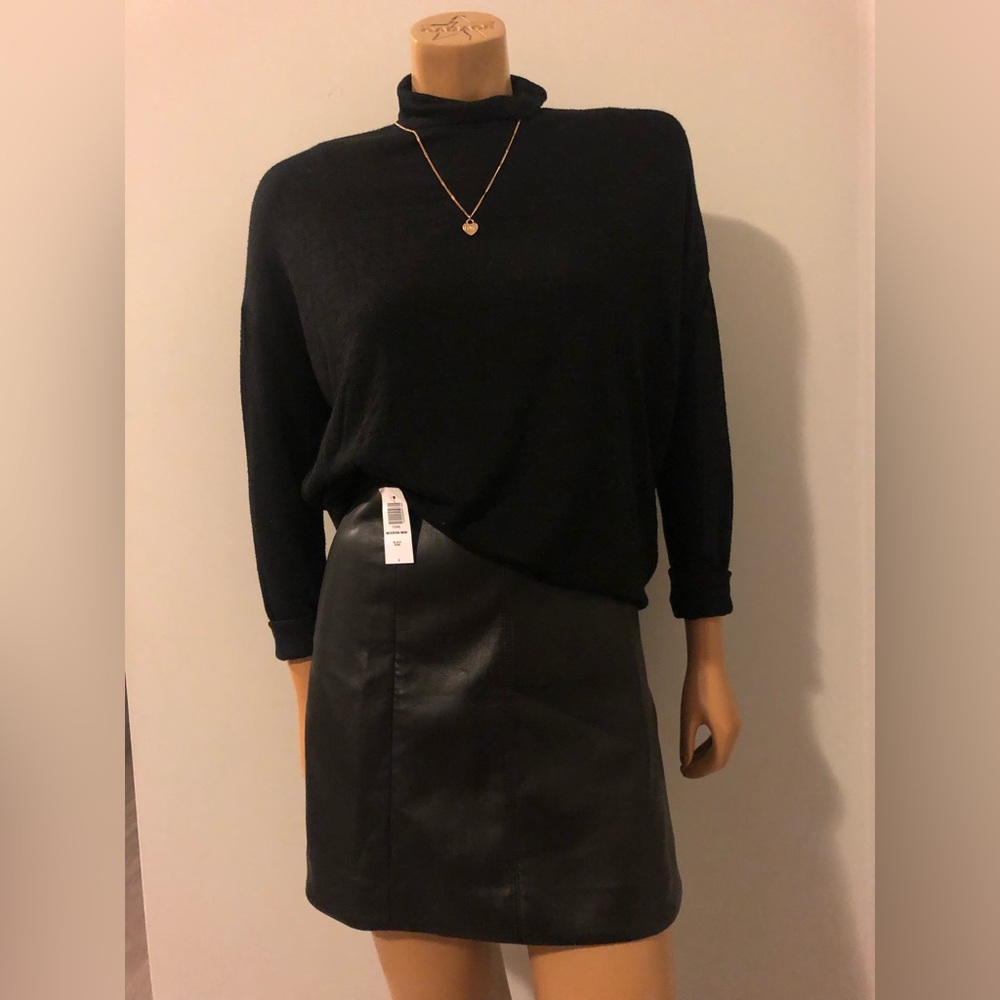 Babaton Leather Skirt